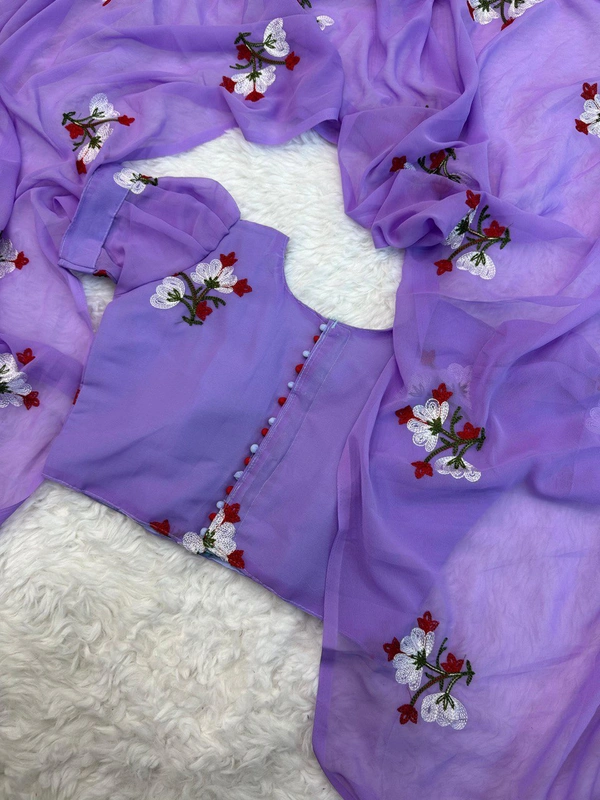 Antique Fashion 1 FLOWER   PORT AMAZING SAREE - colour 3