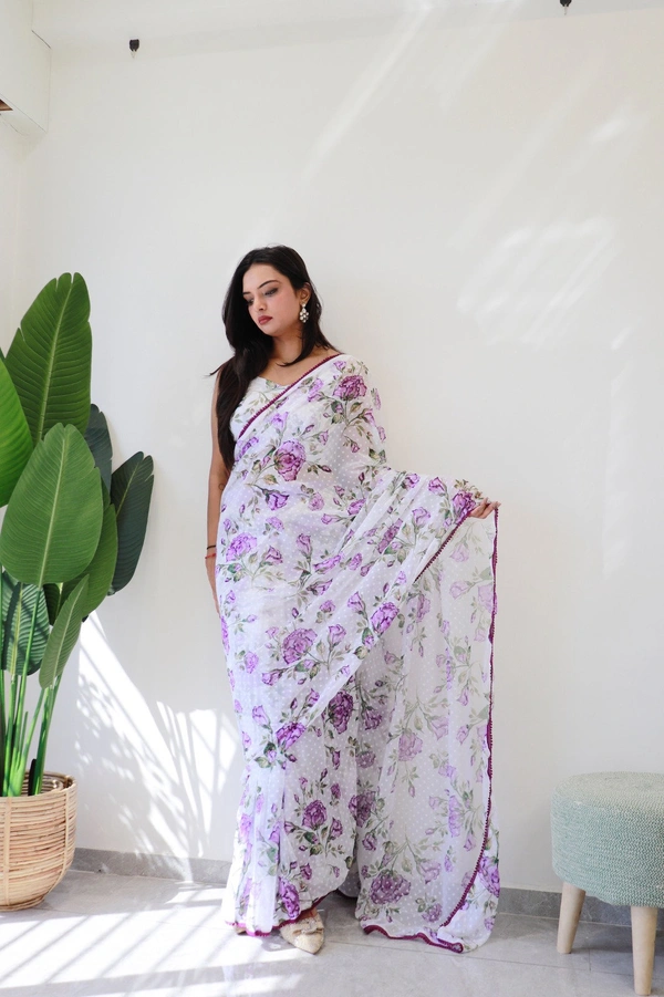 Antique Fashion 1 purple rose Saare