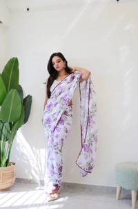 Antique Fashion 1 purple rose Saare