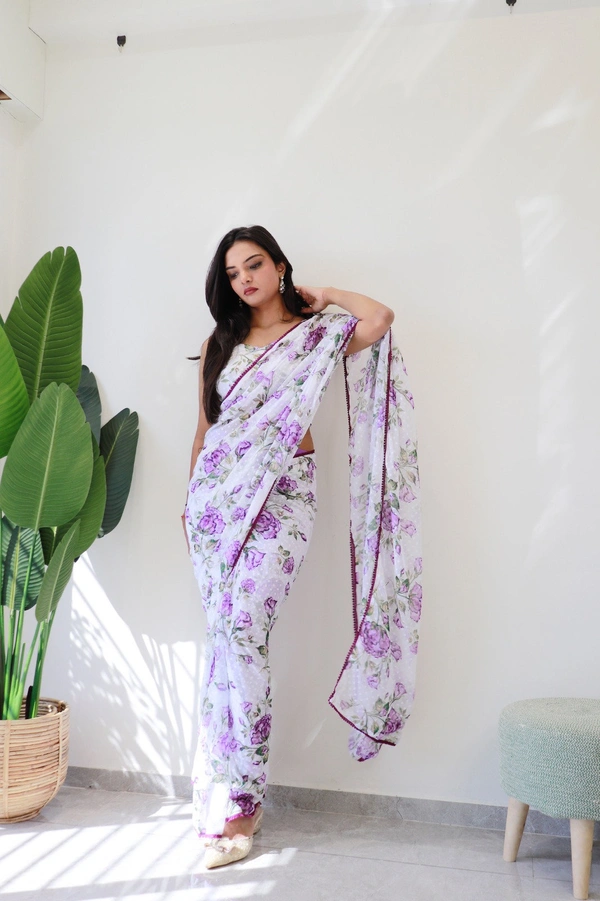 Antique Fashion 1 purple rose Saare
