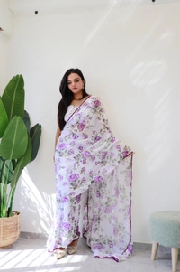 Antique Fashion 1 purple rose Saare