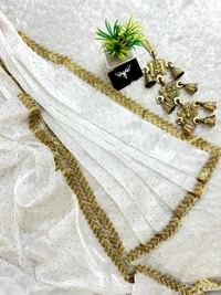 Antique Fashion 1 Golden heart - White
