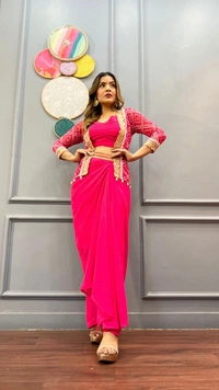 Antique Fashion 1 GET READY TO SLAY 🤩SPECIAL OCCASIONS AND WEDDING CELEBRATIONS WITH THIS SHARONG DRESS WITH JACKET🧡 - L (40), colour 1