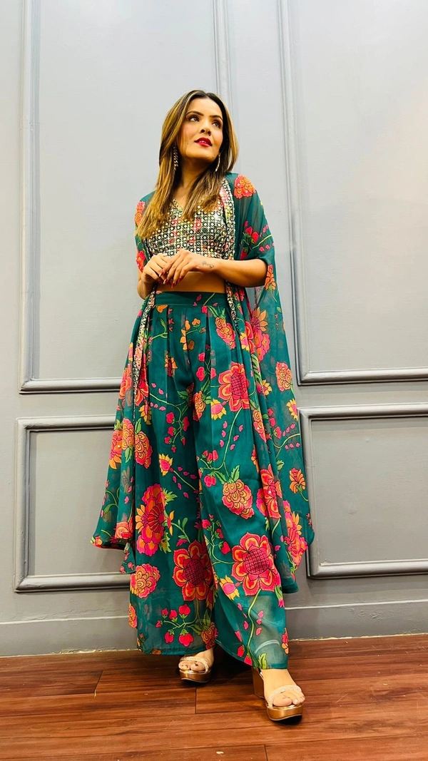 Antique Fashion 1 This wedding season flaunt with this glamorous 3 pcs dress - XXXL