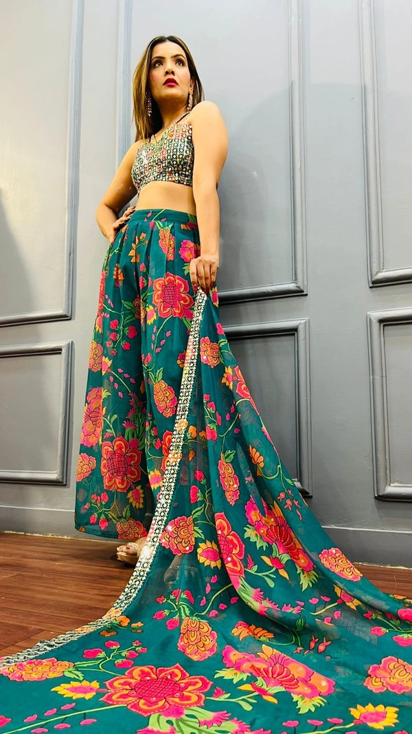 Antique Fashion 1 This wedding season flaunt with this glamorous 3 pcs dress - XXXL