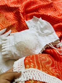 Antique Fashion 1 Exclusive  elegant launch for summer collection perfect for any occasion linen mul mul  cotton with border  saree with georgette blouse  - colour 3