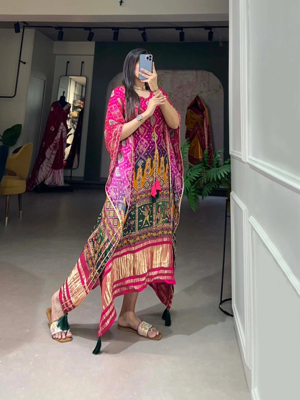 Antique Fashion 1 Wrap yourself in the sheer splendor of Gaji s silk kaftan  and watch heads turn with envy at your effortless elegance - design 1