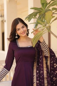 Antique Fashion 1 GOWN WITH DUPATTA SET  - Xl (42), colour 3