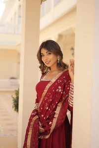 Antique Fashion 1 GOWN WITH DUPATTA SET  - Xxl (42), colour 2