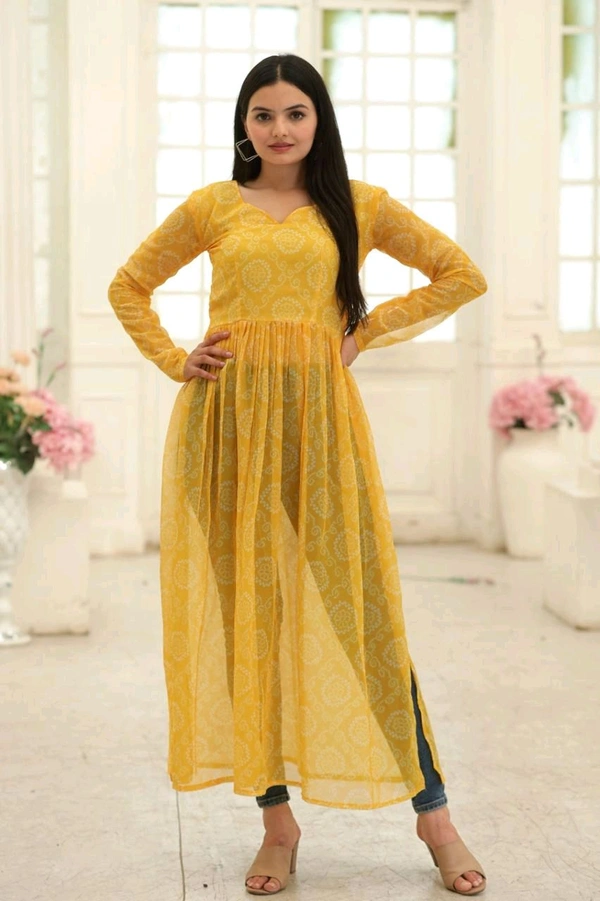 Antique Fashion 1  PREMIUM READYMADE DESIGNER NAYRA CUT KURTI COLLECTIONS - colour 1, L (40)