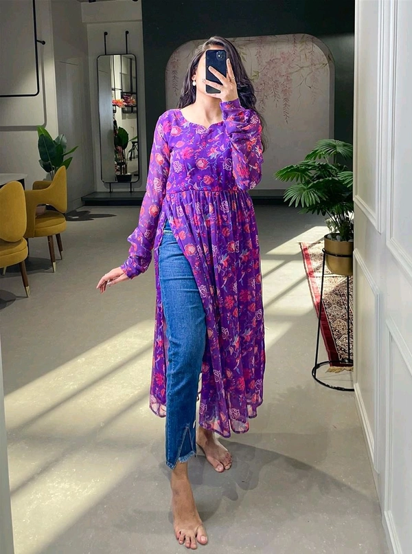 Antique Fashion 1 Salwar Suit looking majestic in our fit Naira cut kurti which will make you fill always pretty   - colour 2, M (38)