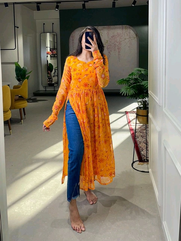 Antique Fashion 1 Salwar Suit looking majestic in our fit Naira cut kurti which will make you fill always pretty   - colour 3, Xl (42)