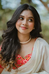 Antique Fashion 1 This manipuri Tussar saree is paired with patola print blouse the saree is just perfect attire for any kind of event   - white