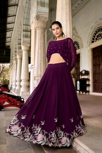 Antique Fashion 1 Flaunt Your Flair with Georgette Co ord Set Embroidered to Perfection a Captivating Confluence of Tradition and Trend  - colour 2