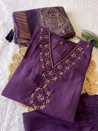 Antique Fashion 1 Designers Kurti Pent Dupatta Set - S (36), colour 1