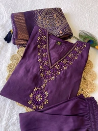 Antique Fashion 1 Designers Kurti Pent Dupatta Set - S (36), colour 1