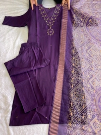 Antique Fashion 1 Designers Kurti Pent Dupatta Set - S (36), colour 1