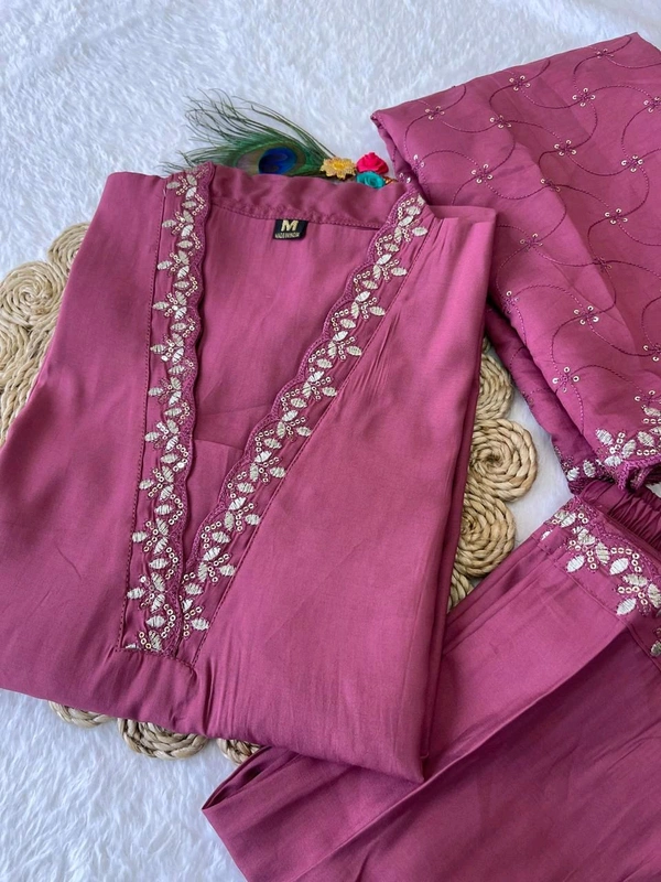 Antique Fashion 1 Designers Kurti Pent Dupatta Set - colour 1, M (38)