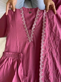 Antique Fashion 1 Designers Kurti Pent Dupatta Set - colour 1, M (38)