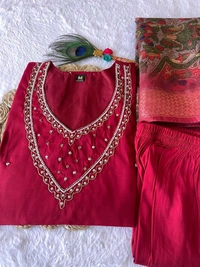 Antique Fashion 1 Designers Kurti Pent Dupatta Set - S (36), colour 1