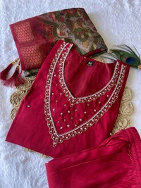 Antique Fashion 1 Designers Kurti Pent Dupatta Set - Xxl (44), colour 1