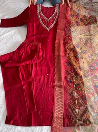 Antique Fashion 1 Designers Kurti Pent Dupatta Set - Xxl (44), colour 1