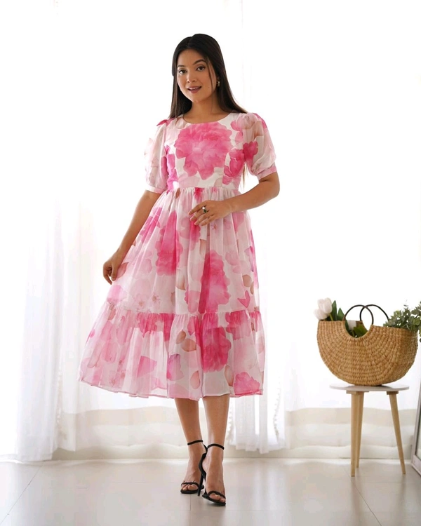 Antique Fashion 1 PRESENTING NEW SUMMER SPECIAL ONE PIECE DRESS FULLY STTICHED READY TO WEAR  - S (36)