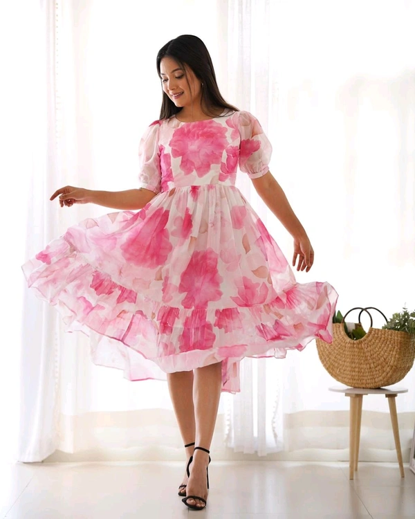 Antique Fashion 1 PRESENTING NEW SUMMER SPECIAL ONE PIECE DRESS FULLY STTICHED READY TO WEAR  - S (36)