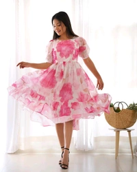 Antique Fashion 1 PRESENTING NEW SUMMER SPECIAL ONE PIECE DRESS FULLY STTICHED READY TO WEAR  - Xxl (44)