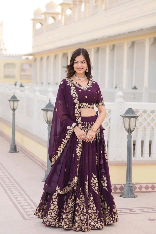Antique Fashion 1 LEHENGA CHOLI WITH DUPATTA