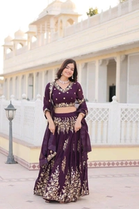 Antique Fashion 1 LEHENGA CHOLI WITH DUPATTA
