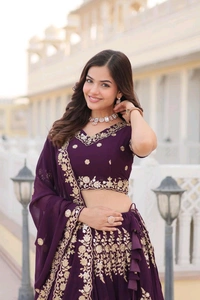Antique Fashion 1 LEHENGA CHOLI WITH DUPATTA