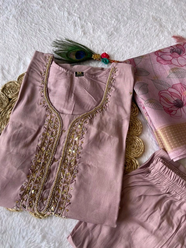 Antique Fashion 1 Designers Kurti Pent Dupatta Set - Xxl (44), colour 2