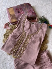 Antique Fashion 1 Designers Kurti Pent Dupatta Set - Xxl (44), colour 2