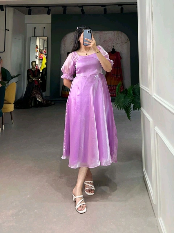 Antique Fashion 1 Understated Glamour  Elevate Your Look with Burberry Plain Frock collection - colour 2