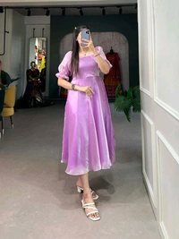 Antique Fashion 1 Understated Glamour  Elevate Your Look with Burberry Plain Frock collection - colour 2