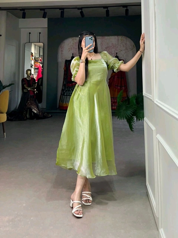 Antique Fashion 1 Understated Glamour  Elevate Your Look with Burberry Plain Frock collection - colour 3