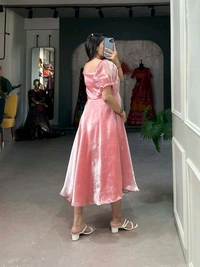 Antique Fashion 1 Understated Glamour  Elevate Your Look with Burberry Plain Frock collection - colour 4