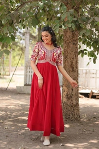 Antique Fashion 1 Designer Gown is luxury clothing Considered to be high quality Made by Zari Thread   Sequins Embroidery  This is Made for Desirable Women's who deserve it - Xl (42), colour 2
