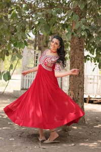 Antique Fashion 1 Designer Gown is luxury clothing Considered to be high quality Made by Zari Thread   Sequins Embroidery  This is Made for Desirable Women's who deserve it - Xxl (44), colour 2