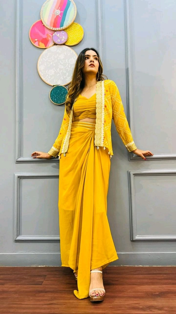 Antique Fashion 1 GET READY TO SLAY 🤩SPECIAL OCCASIONS AND WEDDING CELEBRATIONS WITH THIS SHARONG DRESS WITH JACKET🧡 - XXL (44), colour 2