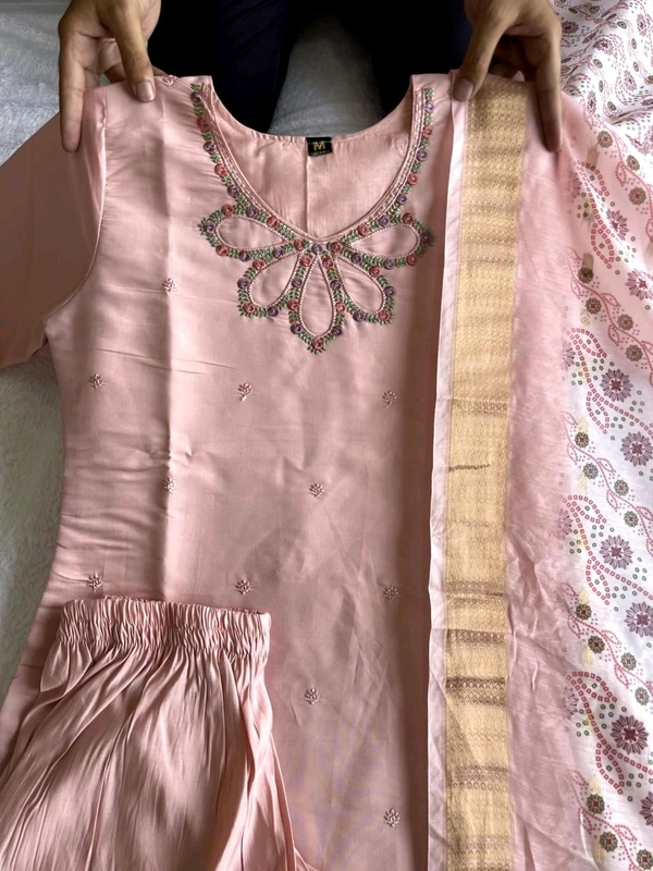 Antique Fashion 1 Launching New Designers Kurti Pent Dupatta Set - S