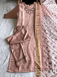 Antique Fashion 1 Launching New Designers Kurti Pent Dupatta Set - S