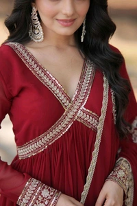 Antique Fashion 1 ALIA CUT GOWN WITH DUPATTA SET - M (38), colour 1