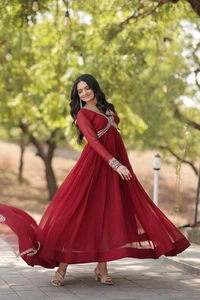 Antique Fashion 1 ALIA CUT GOWN WITH DUPATTA SET - M (38), colour 1
