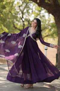 Antique Fashion 1 ALIA CUT GOWN WITH DUPATTA SET - L (40), colour 2