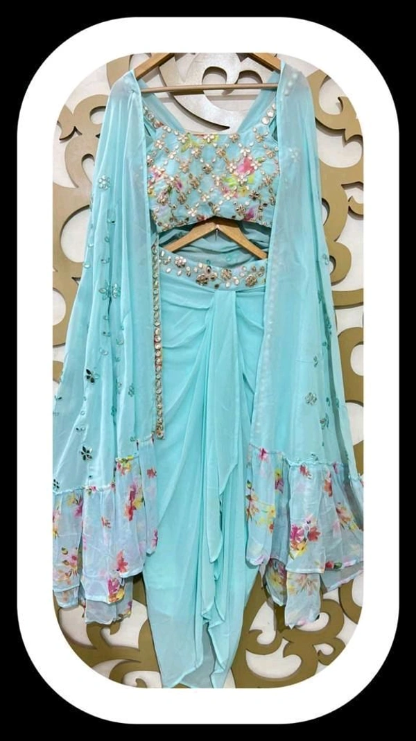 Antique Fashion 1 This wedding season flaunt with this glamorous sarong dress - M