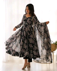 Antique Fashion 1 ANARKALI Suit Set - Xxxl (46), colour 1