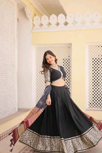 Antique Fashion 1 LEHENGA CHOLI WITH DUPATTA COLLECTIONS-2024 - colour 1
