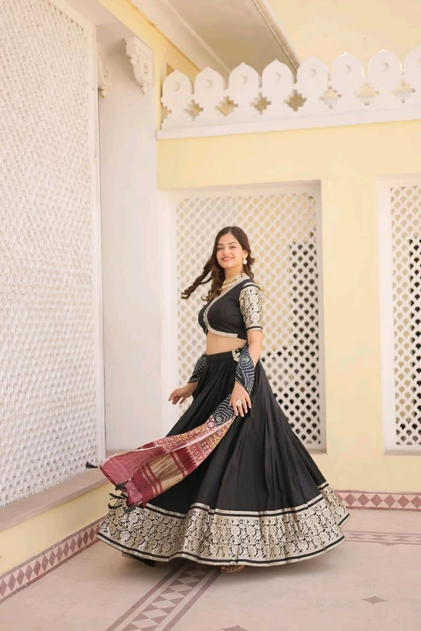 Antique Fashion  LEHENGA CHOLI WITH DUPATTA COLLECTIONS-2024 - colour 1